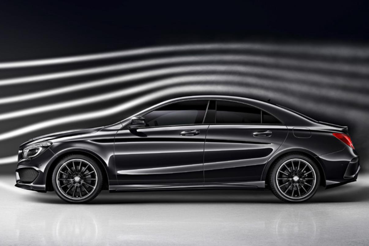 Tính khí động lực học xe sedan.