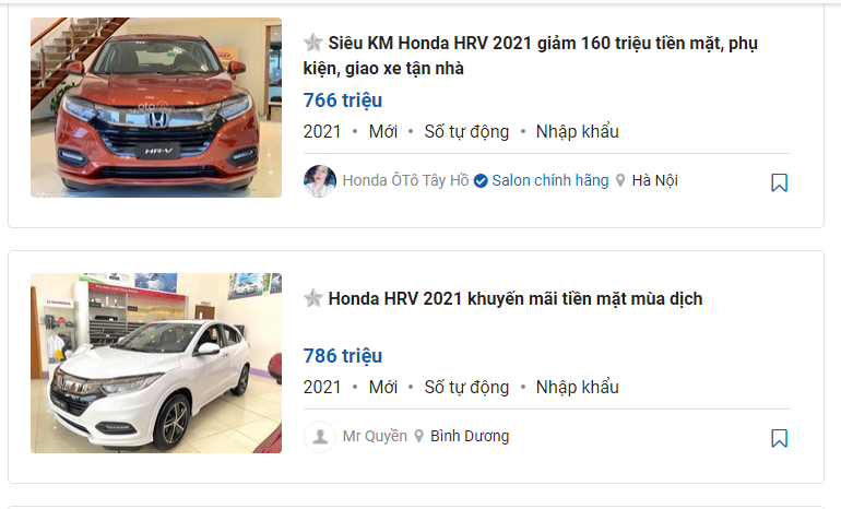 đại lý tại Hà Nội đang rao bán mẫu xe này với ưu đãi lên tới 200 triệu đồng 1