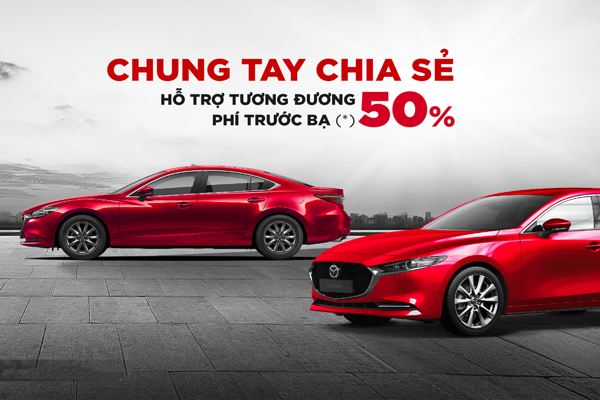 New Mazda CX-5 được hỗ trợ 50% phí trước bạ.