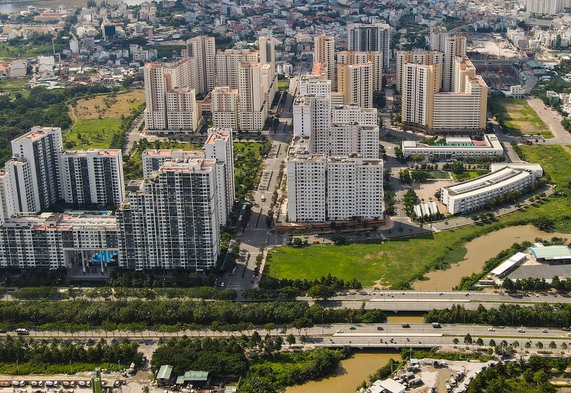 hình ảnh khu nhà tái định cư Thủ Thiêm, TP.HCM