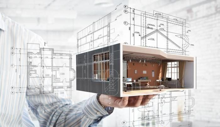 hình ảnh mô hình bản vẽ thiết kế nhà minh họa cho hệ số sử dụng đất