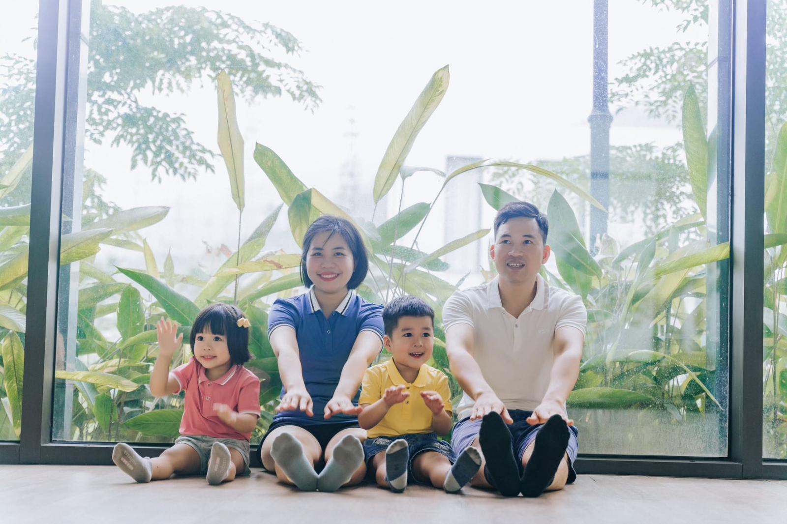 Gia đình nhỏ của anh Xuân Đạt