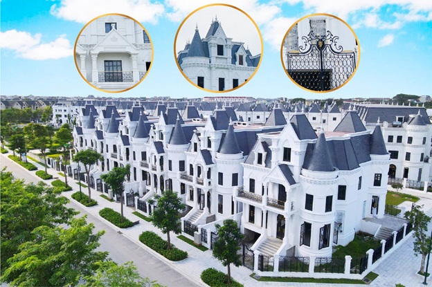 h&igrave;nh ảnh biệt thự l&acirc;u đ&agrave;i Green Center Villas