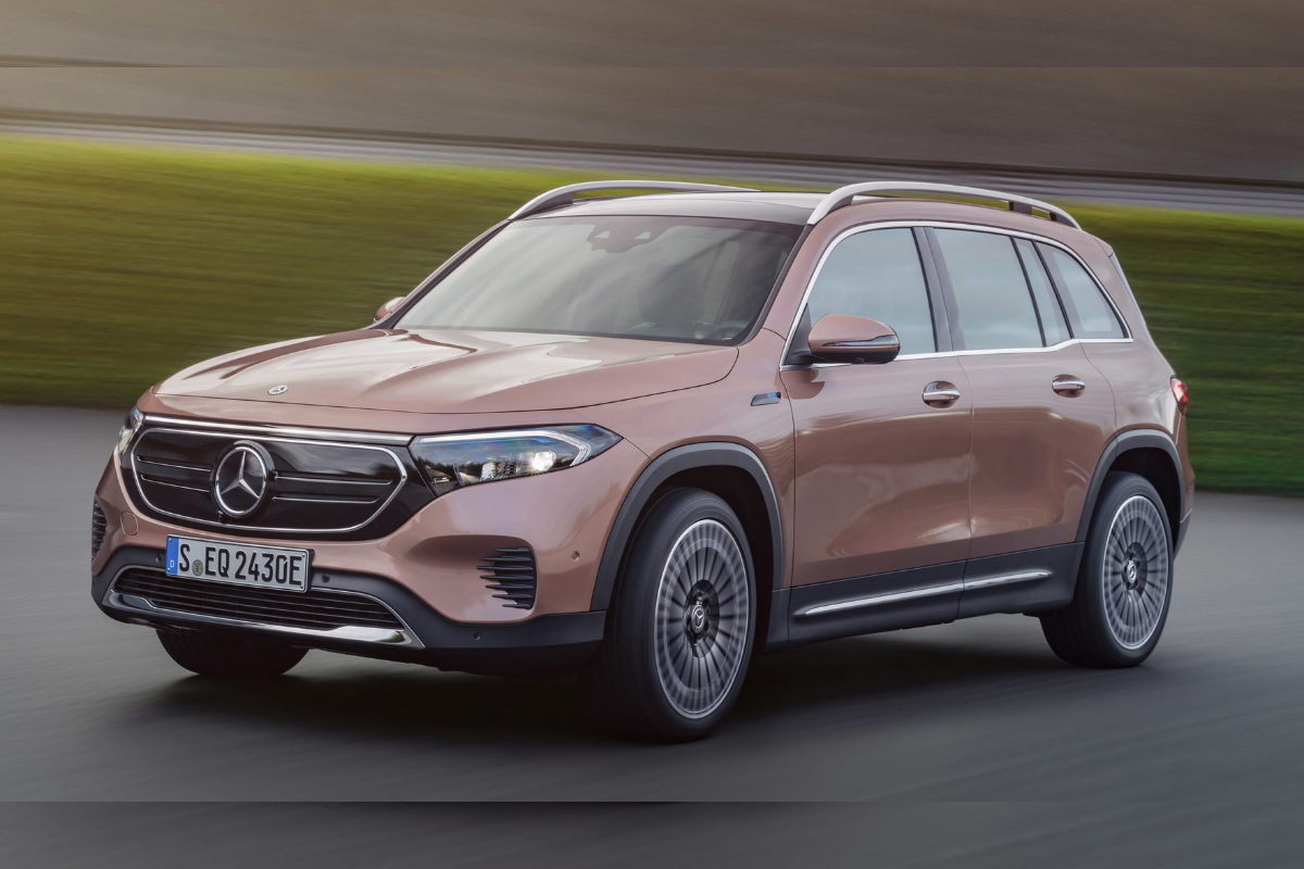 Mercedes EQB 2021 mặt trước 1