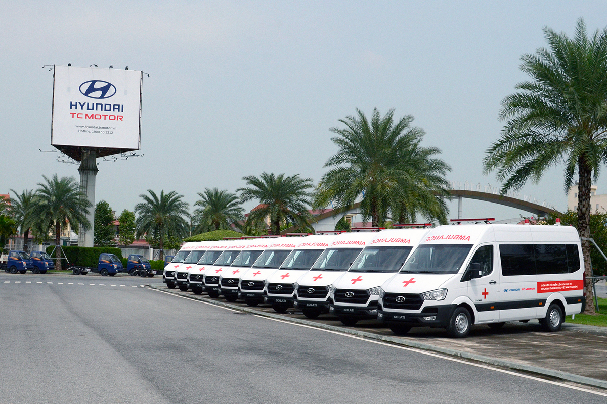 Ở phiên bản 2021, Hyundai Solati cứu thương cũng đã có những cải tiến nâng cấp đáng kể