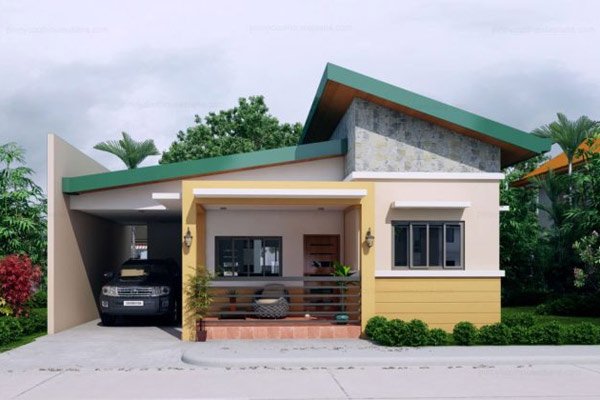 Mẫu nhà cấp 4 có gác lửng giúp tối đa hóa không gian sử dụng mà vẫn đảm bảo các tiêu chí về xây dựng, kiến trúc.