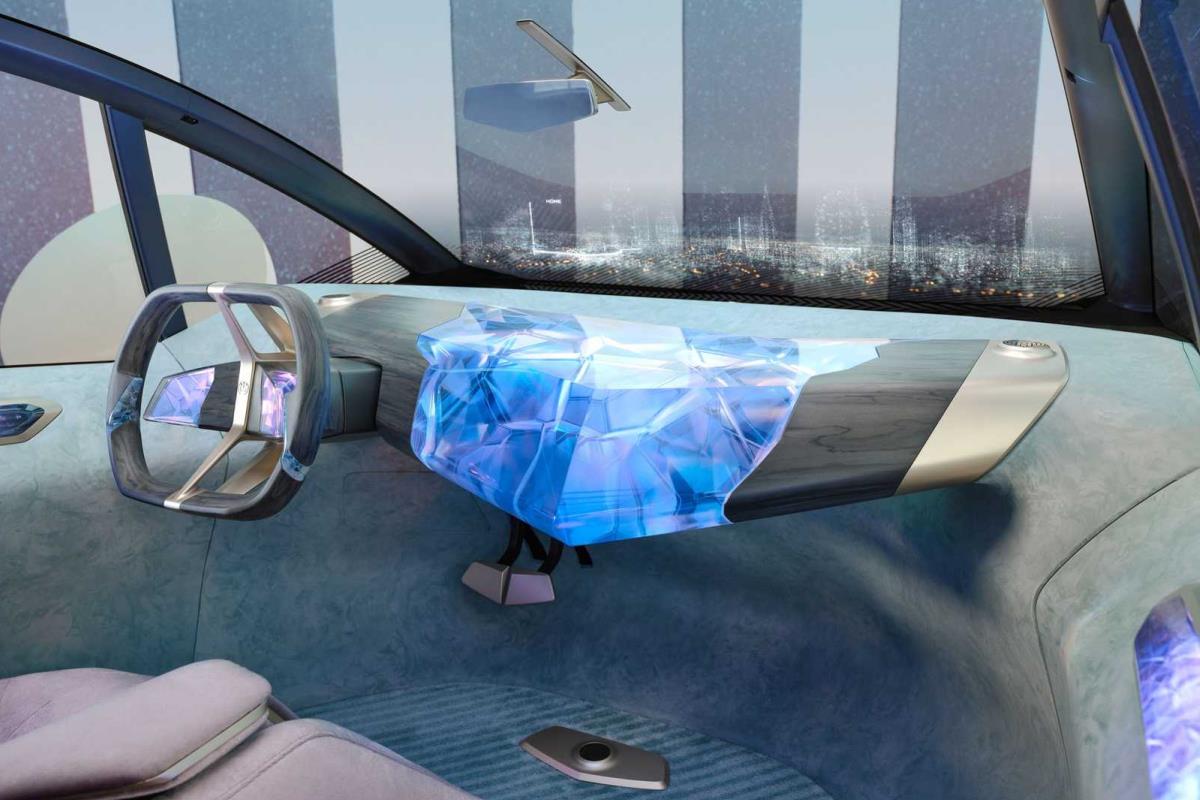BMW i Vision Cirular bảng điều khiển 1