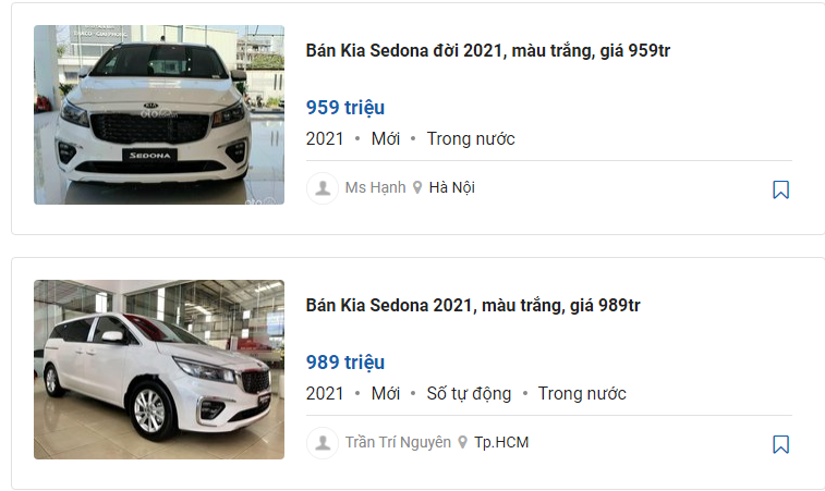 đại lý phân phối xe Kia đang kích cầu cho mẫu Sedona với ưu đãi lên tới 60 triệu đồng 1