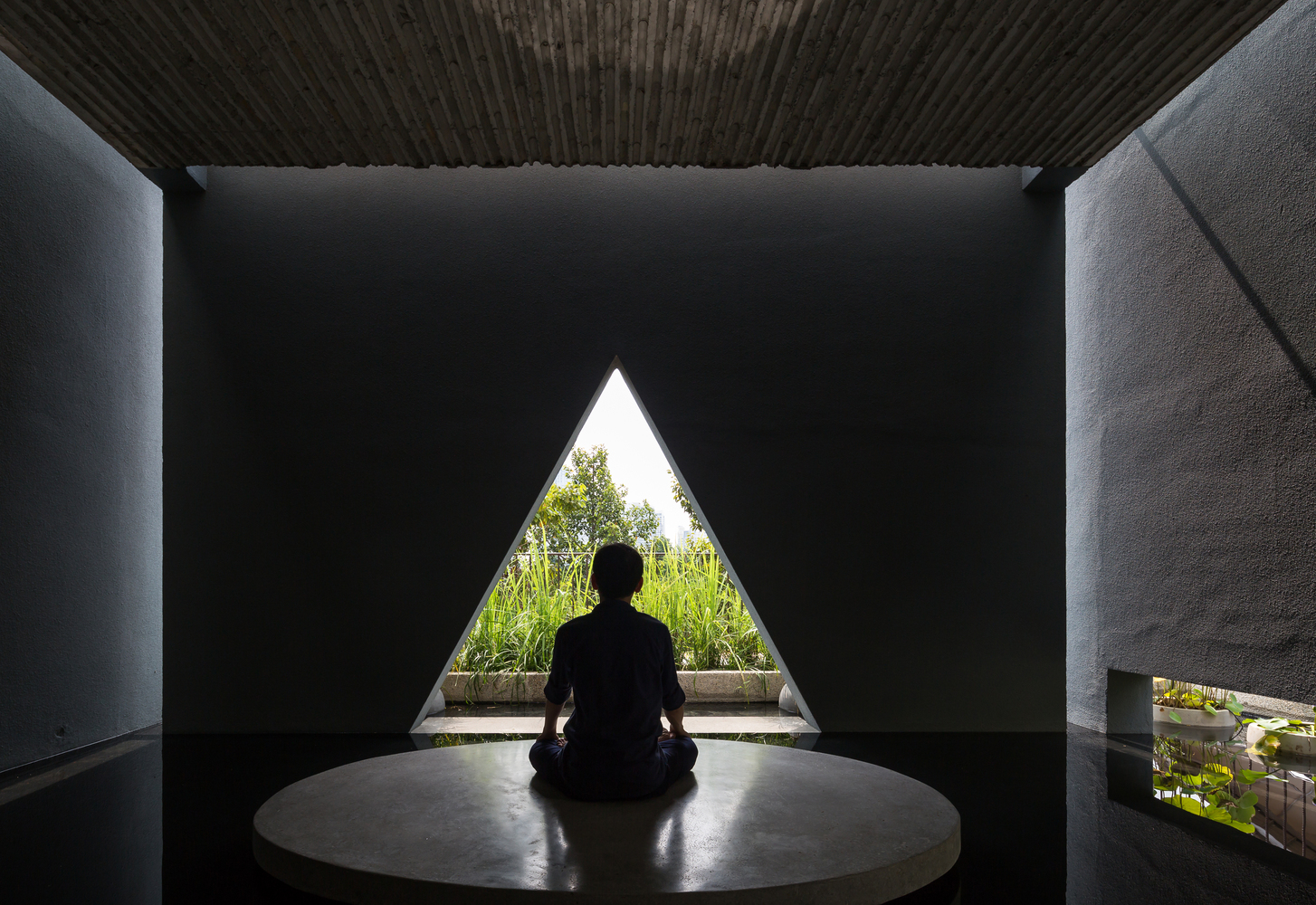 Không gian thiền, yoga khu thiền trong nhà phố