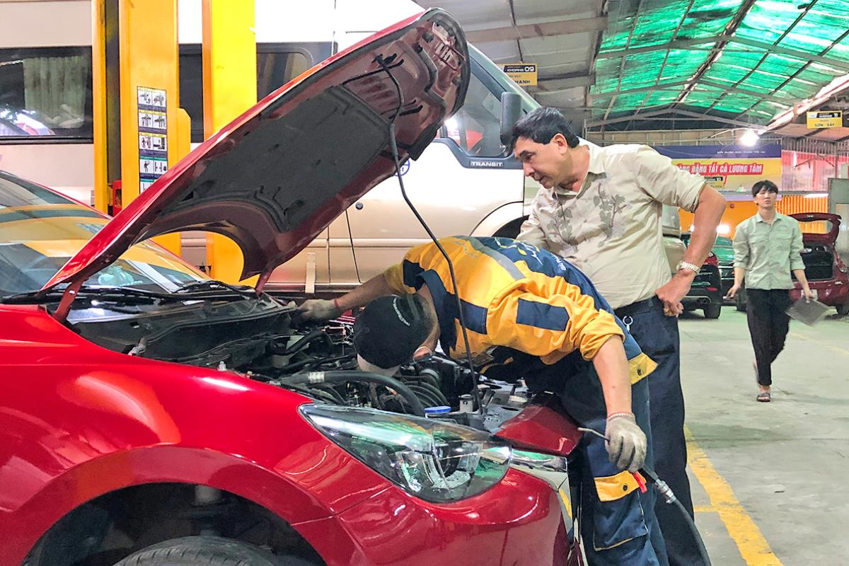 bảo dưỡng xe