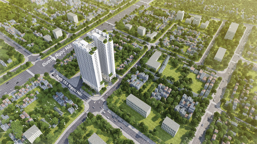 Phối cảnh dự án Athena Complex Pháp Vân