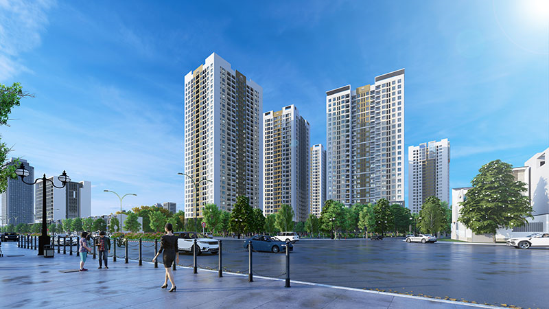 Phối cảnh dự án Rose Town Ngọc Hồi