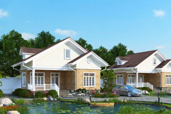 x&acirc;y nh&agrave; tr&ecirc;n đất ao
