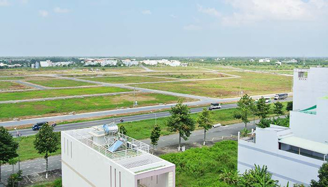 hình ảnh một khu đất trống nhìn từ trên cao
