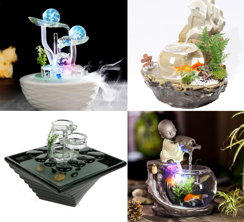 đài phun nước bằng thủy tinh đẹp