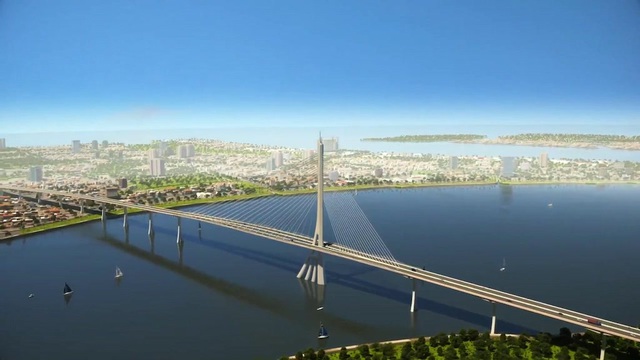 Phối cảnh cầu Cần Giờ