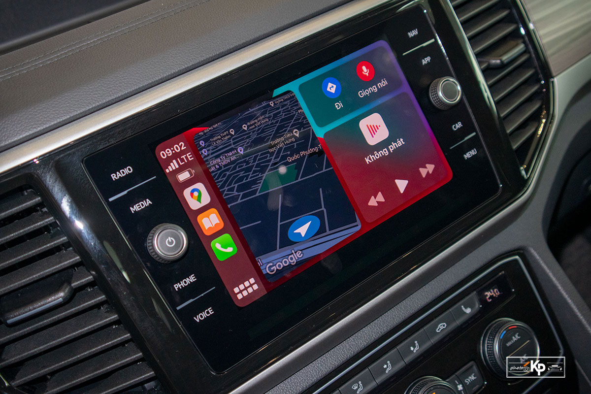 Ảnh M&agrave;n h&igrave;nh xe Volkswagen Teramont 2021