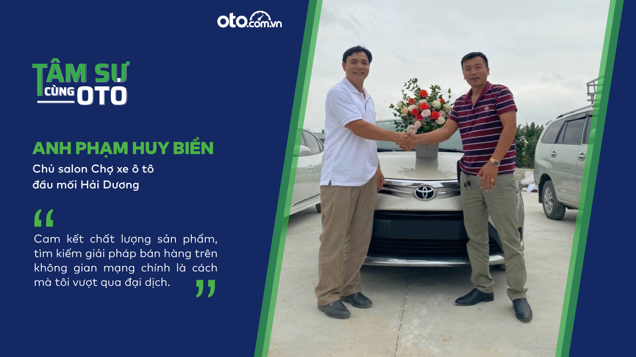Doanh số b&aacute;n xe giảm hẳn so với trước khi c&oacute; dịch.
