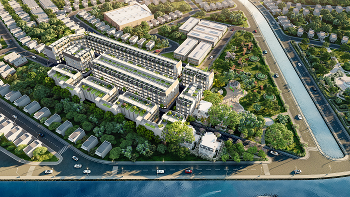 Phối cảnh dự án nhà phố One Palace 2