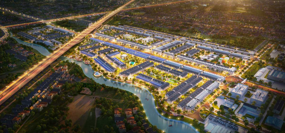 Phối cảnh tổng thể dự án The Sol City