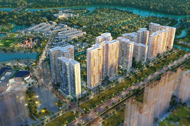 Phối cảnh tổng thể dự án Masteri Centre Point