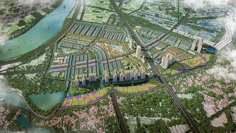 Phối cảnh Khu đ&ocirc; thị sinh th&aacute;i Văn Giang, thị trấn Văn Giang, huyện Văn Giang, tỉnh Hưng Y&ecirc;n