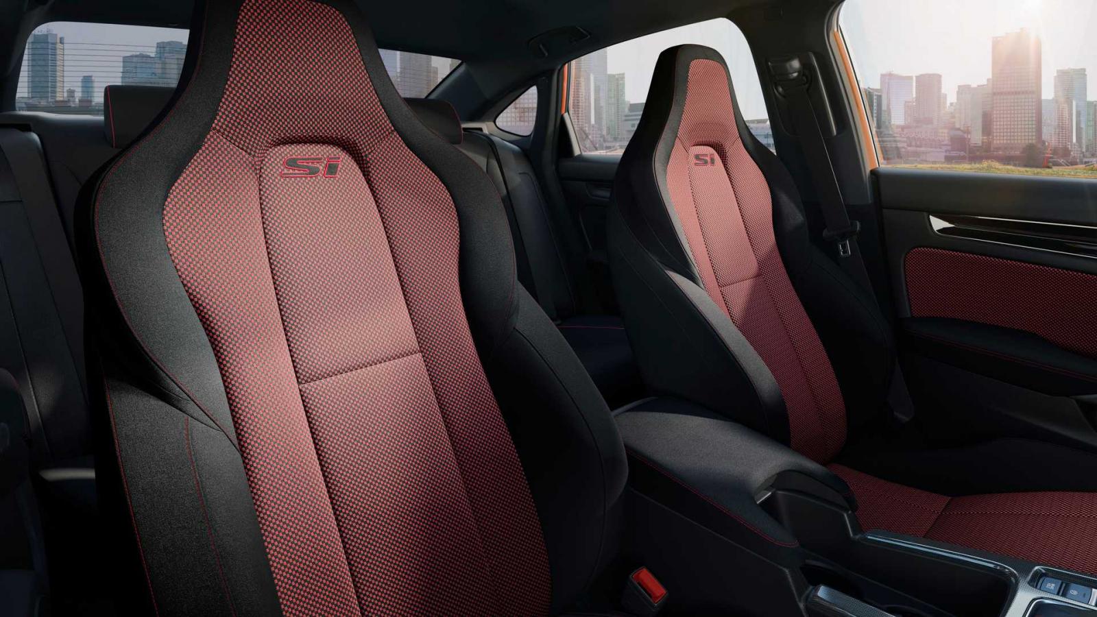 Honda Civic Si 2022 thiết kế ghế ngồi.