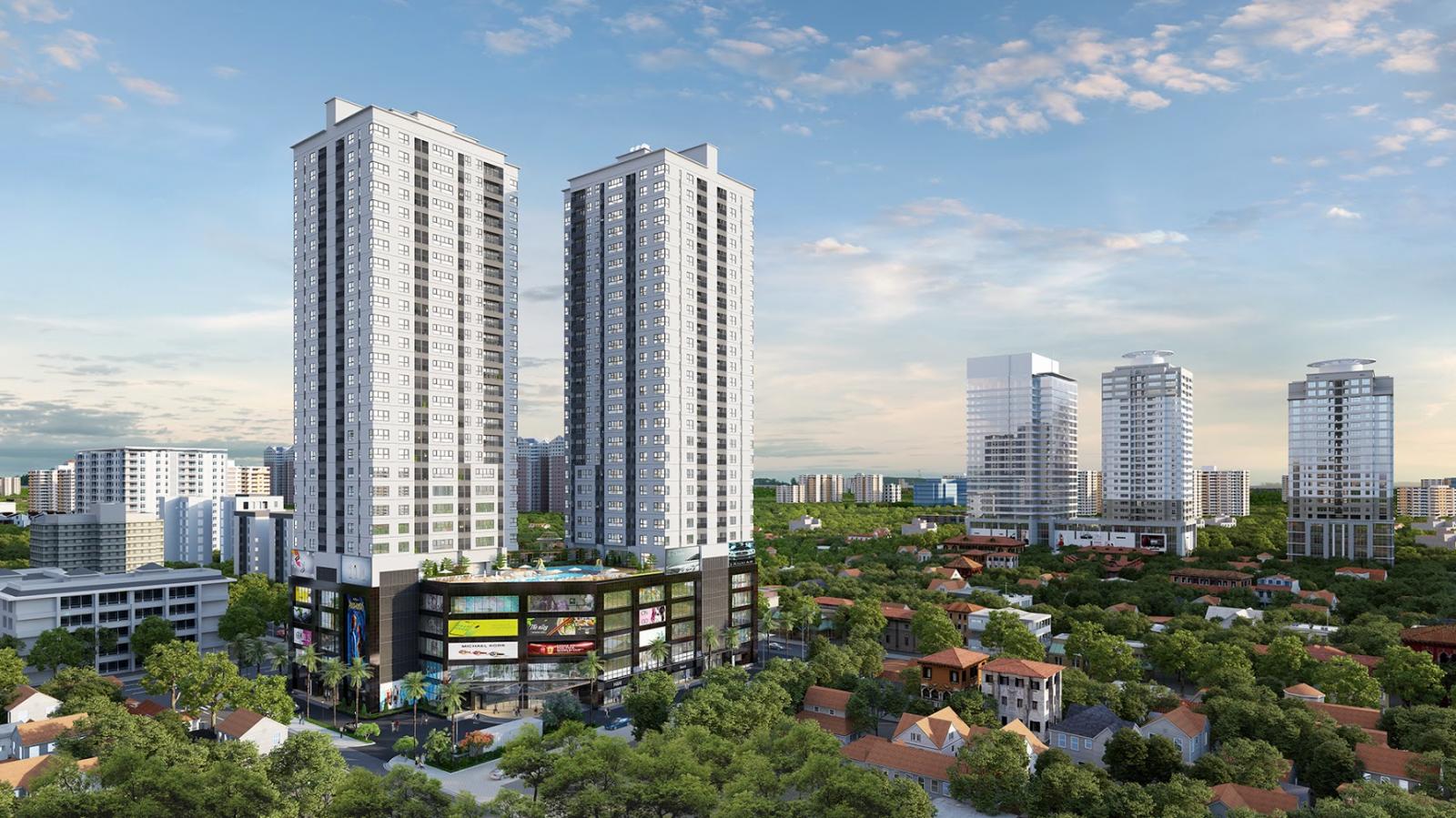 Phối cảnh dự án Stellar Garden 35 Lê Văn Thiêm 