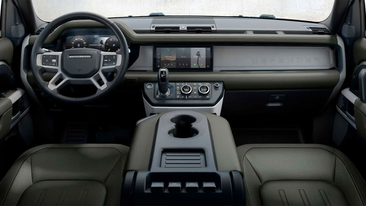 Nội thất Land Rover Defender.