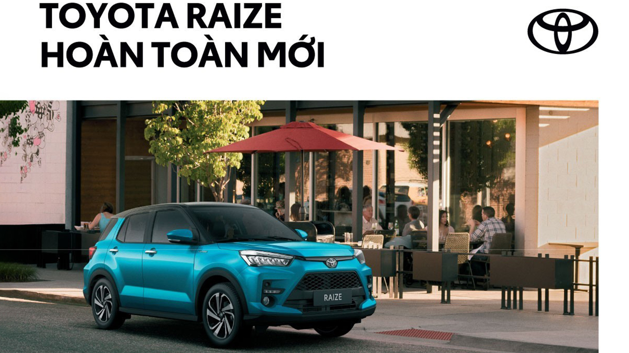 Toyota Raize chuẩn bị ra mắt.