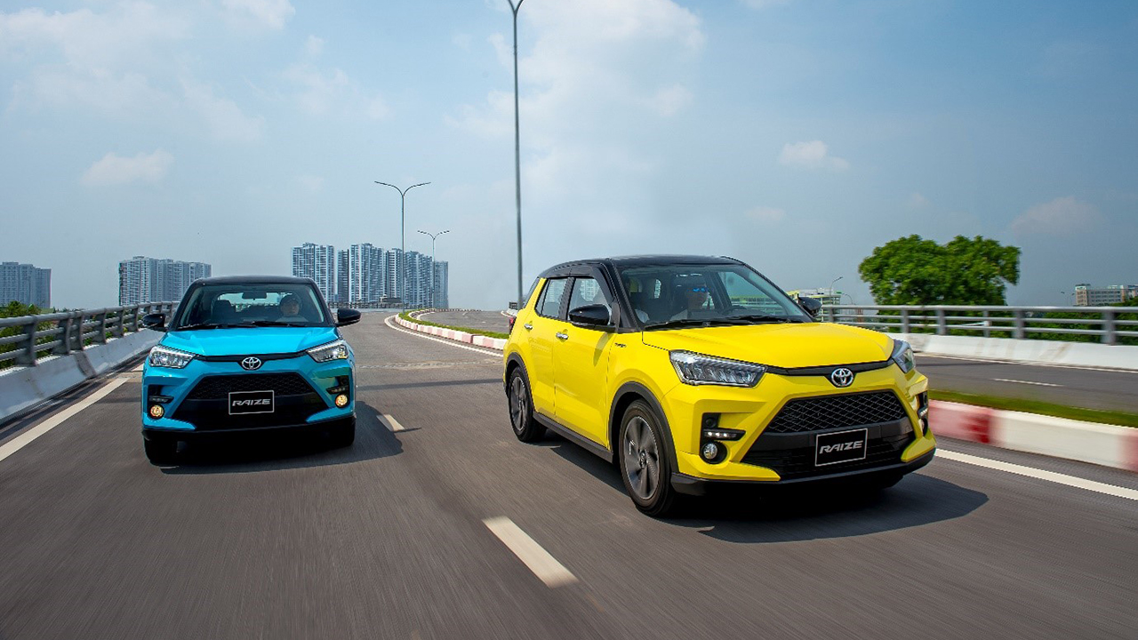 Toyota Raize chuẩn bị ra mắt 5.