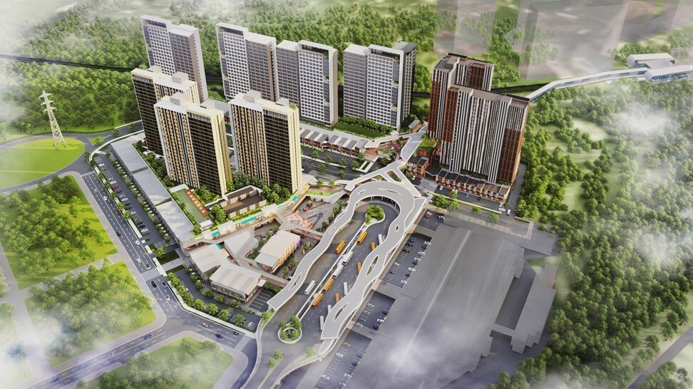 Phối cảnh tổng thể một dự &aacute;n của Mitbana ở Jakarta.