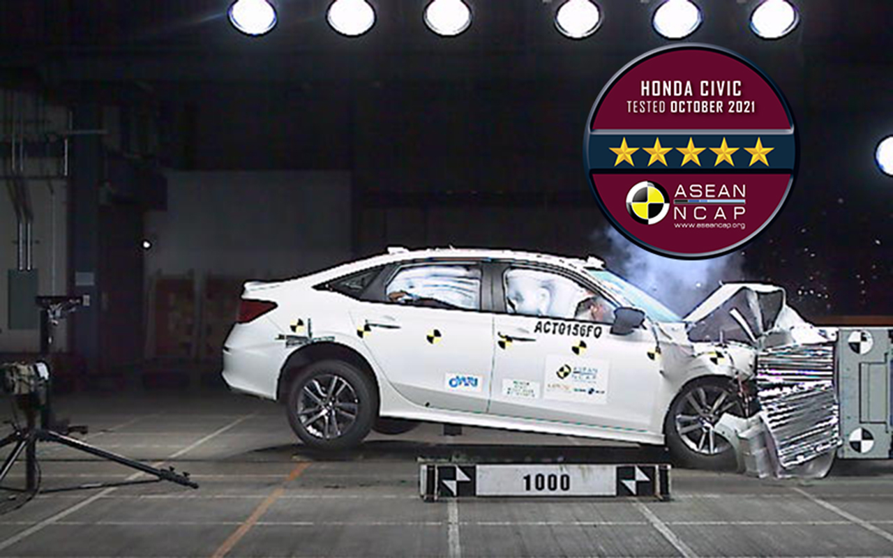 Honda Civic 2022 đạt an toàn 5 sao.