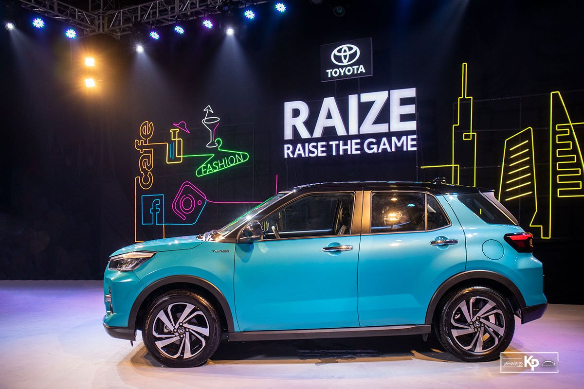 Ngoại h&igrave;nh Toyota Raize trẻ trung.