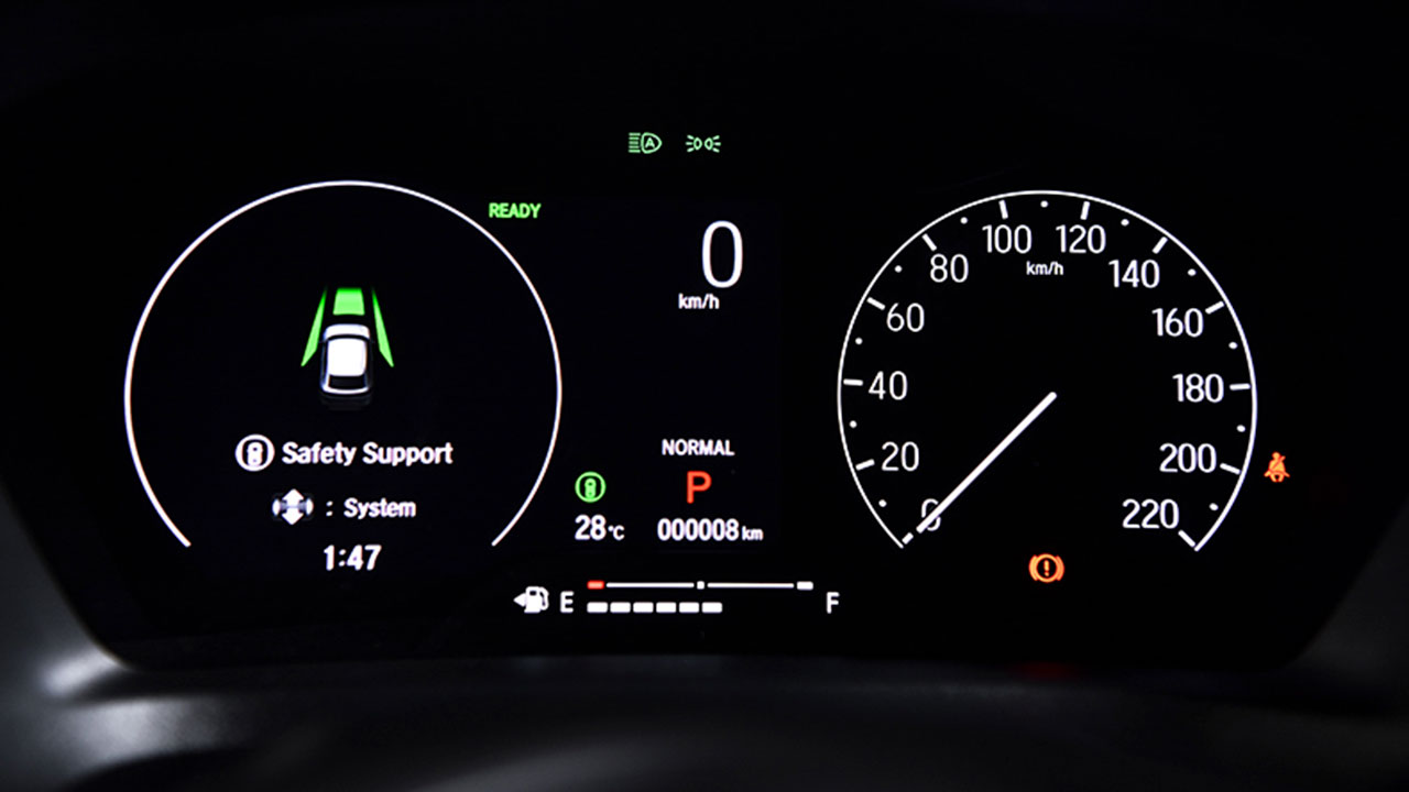 Cảnh báo điểm mù trên Honda HR-V 2022.