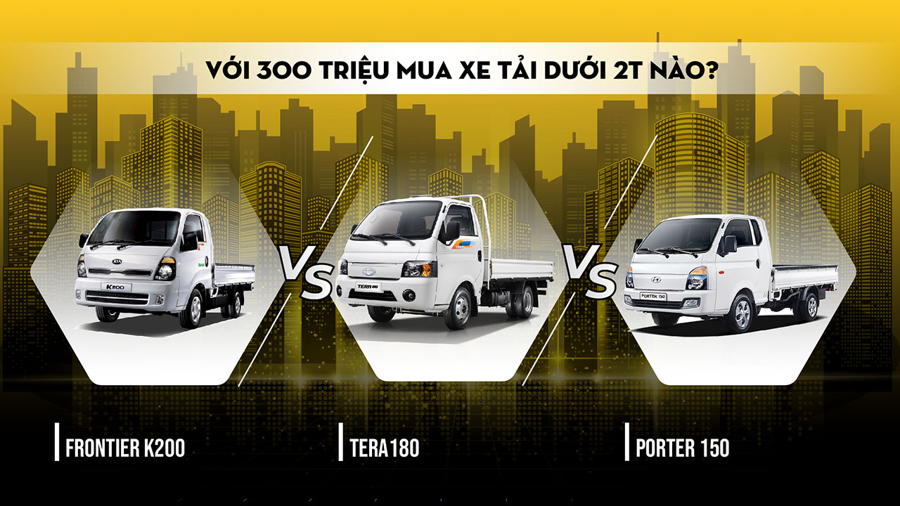 Daehan Tera 180 - tân binh trong phân khúc xe tải nhẹ dưới 2 tấn.