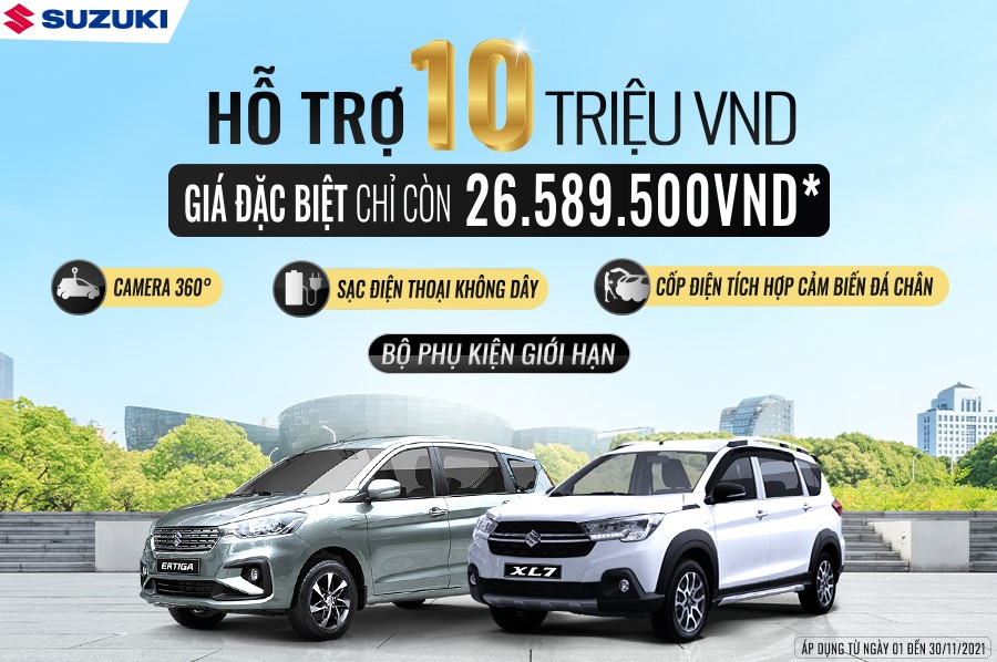 Suzuki tung ưu đãi gói phụ kiện giới hạn cho khách mua XL7, Ertiga Sport 1