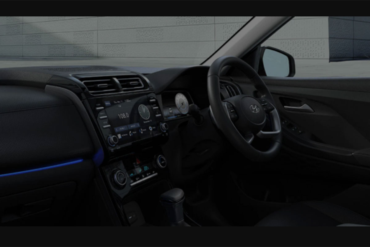 Nội thất của Hyundai Creta 2022 tr&ocirc;ng kh&aacute; hiện đại v&agrave; cao cấp.