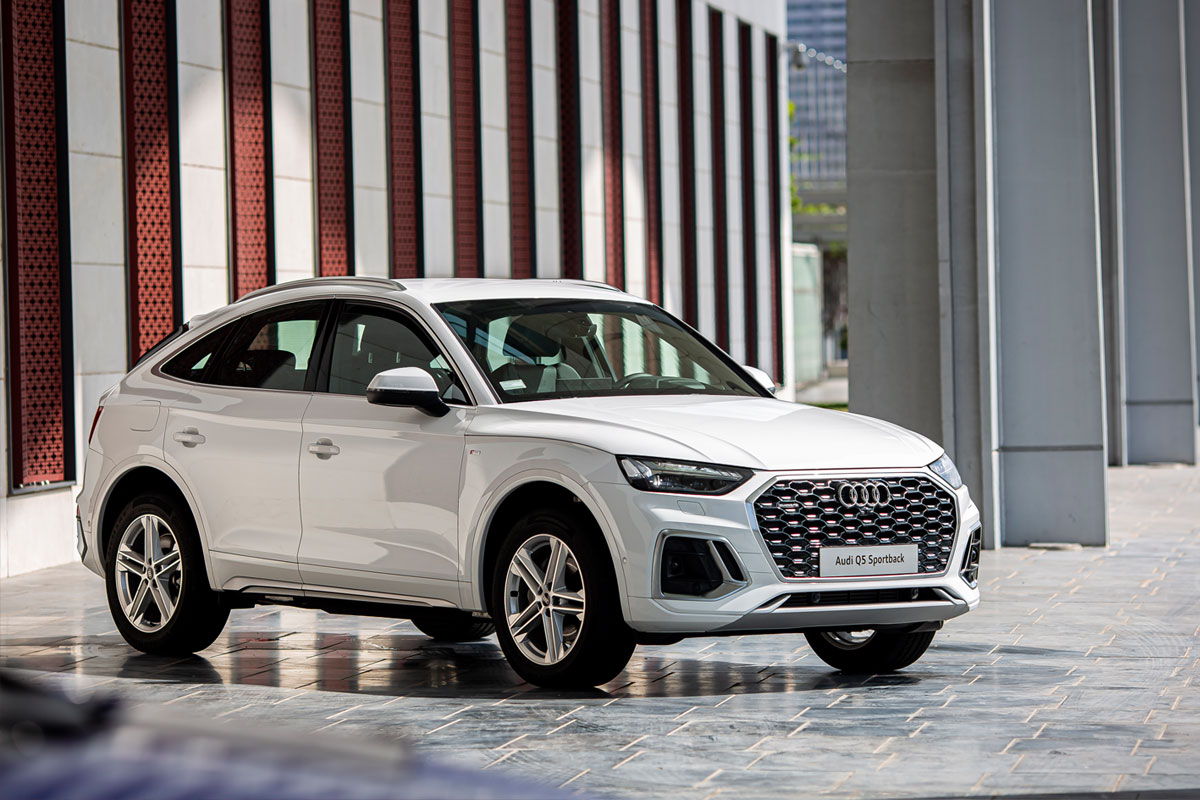 Audi Q5 Sportback 2021 ra mắt Việt Nam với loạt công nghệ hấp dẫn, giá bán chưa tiết lộ.