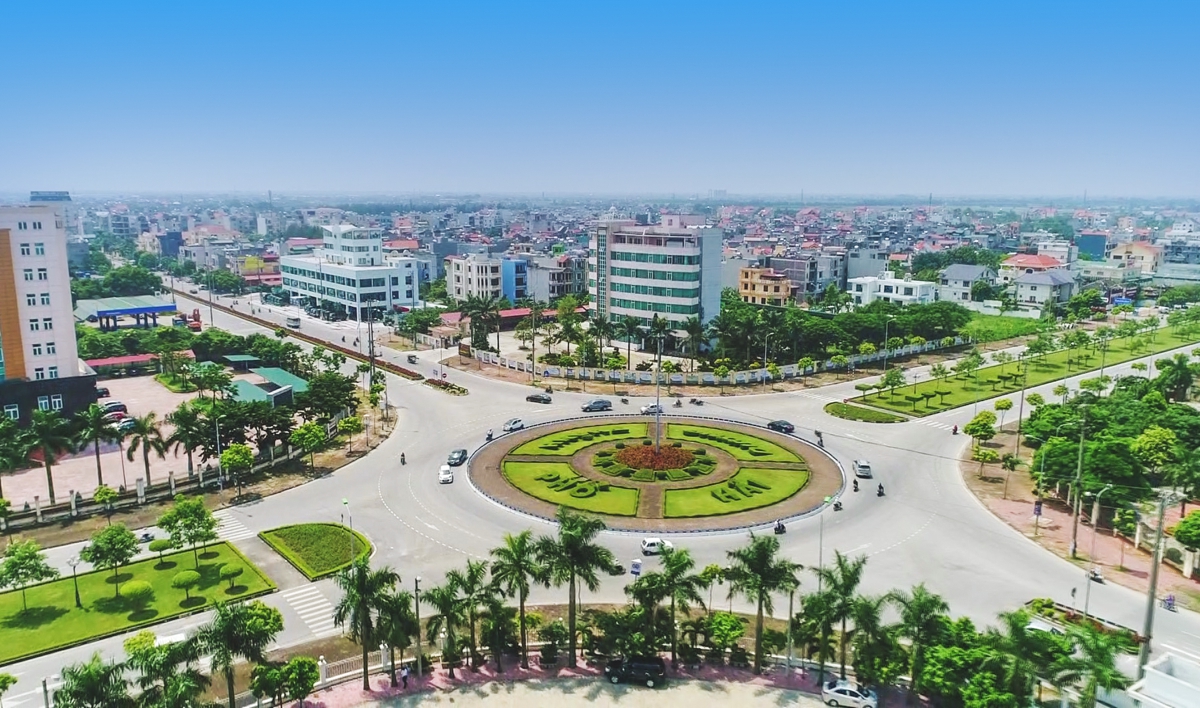 hình ảnh TP. Hải Dương nhìn từ trên cao