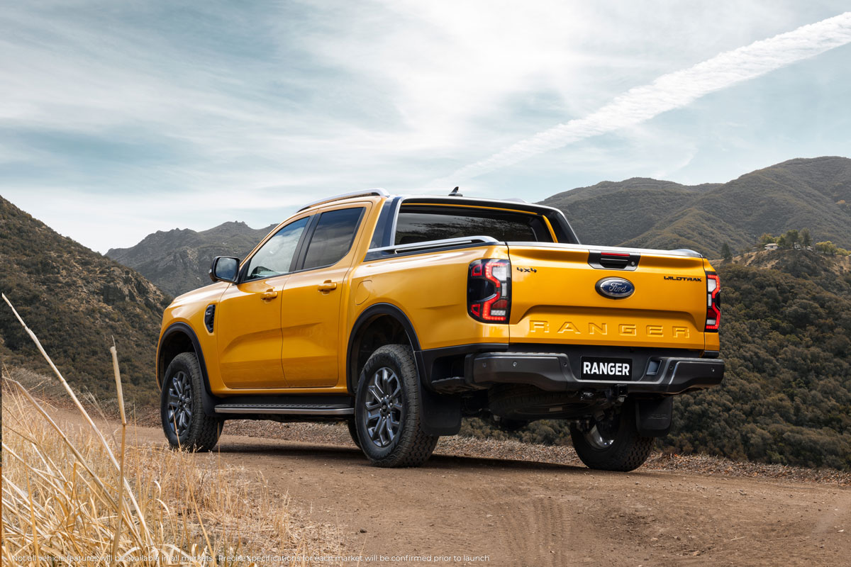 Ford Ranger sở hữu một diện mạo ấn tượng hơn