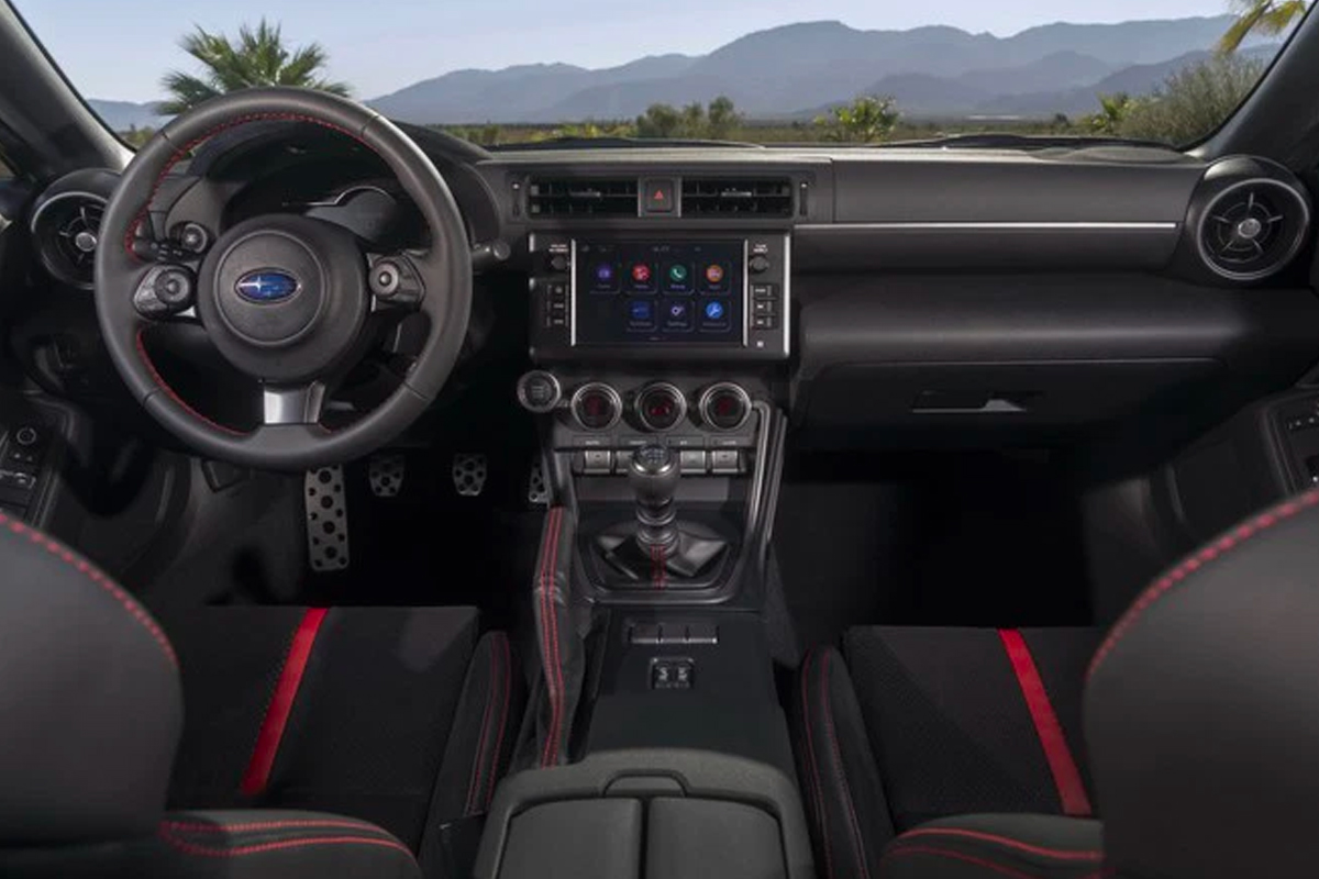 Nội thất của Subaru BRZ 2022.