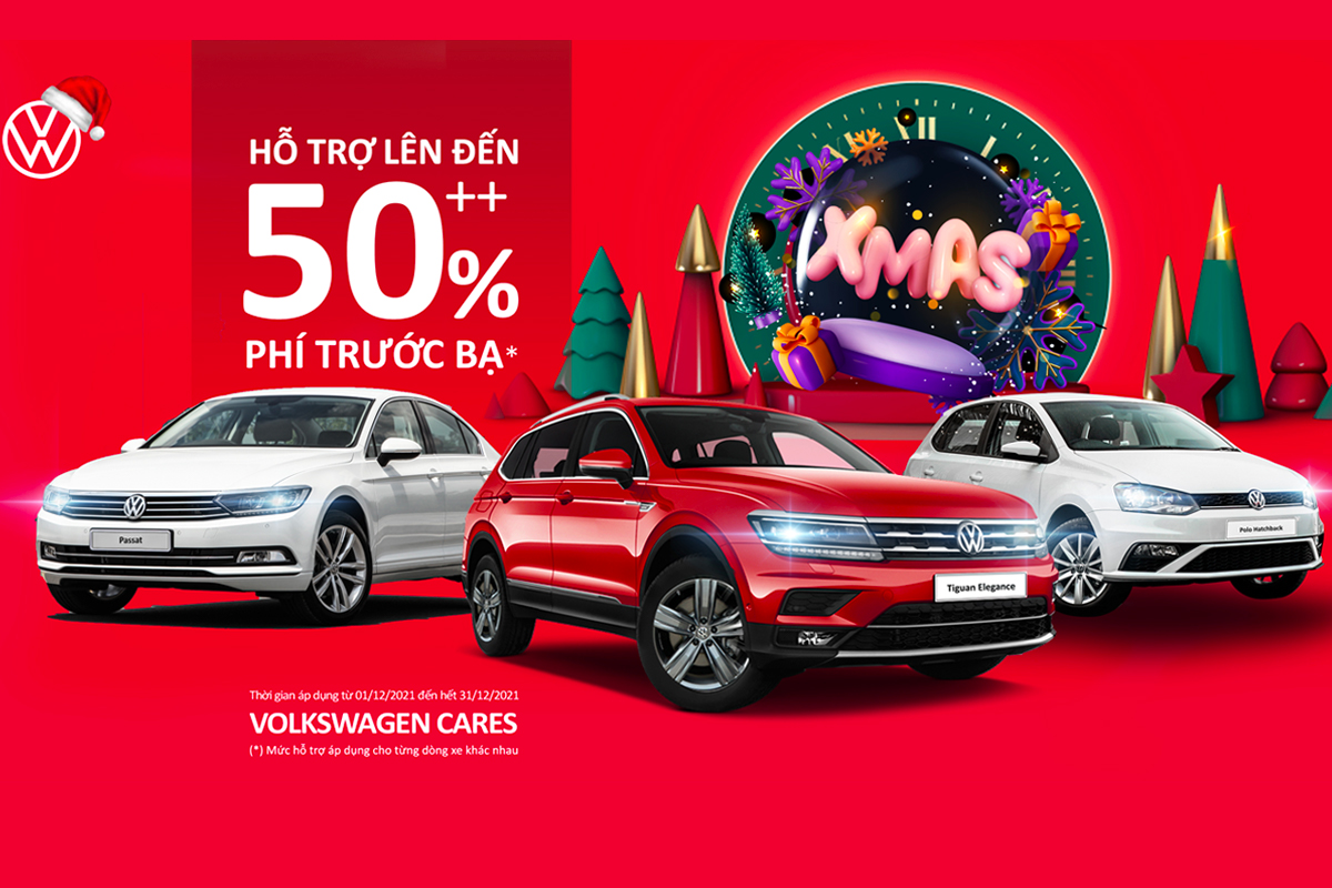 Volkswagen Việt Nam tung ưu đãi hấp dẫn lên tới 200 triệu.