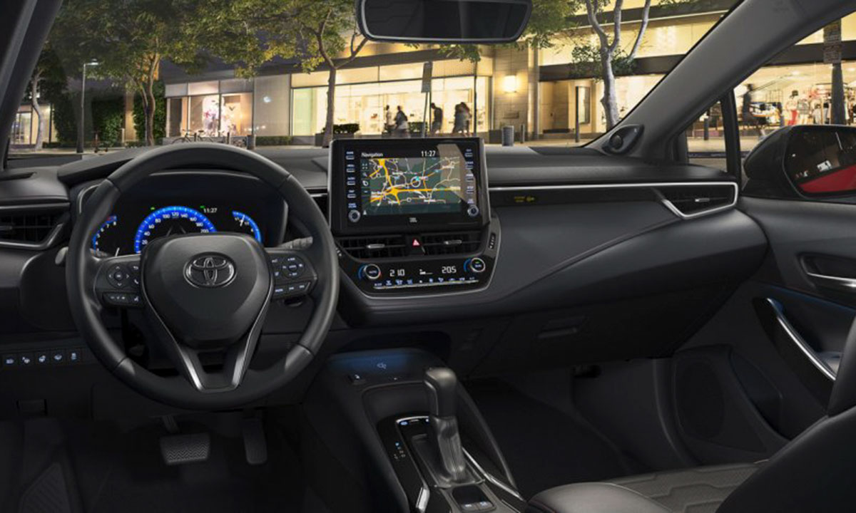 Nội thất Toyota Corolla Altis 2022.
