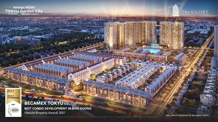 Dự án được vinh danh tại hạng mục “Dự án căn hộ tốt nhất Bình Dương – Best Condo Development in Binh Duong