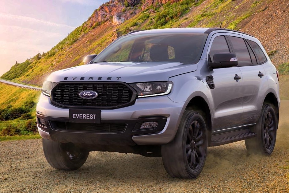 Ford Everest bán tại Việt Nam dưới dạng xe nhập khẩu nguyên chiếc từ Thái Lan. 1