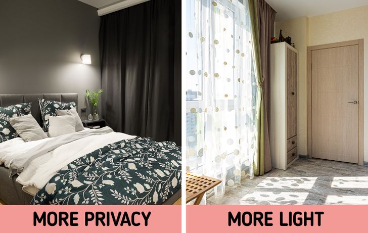 Nên xác định chức năng chính của rèm cửa trước khi mua.