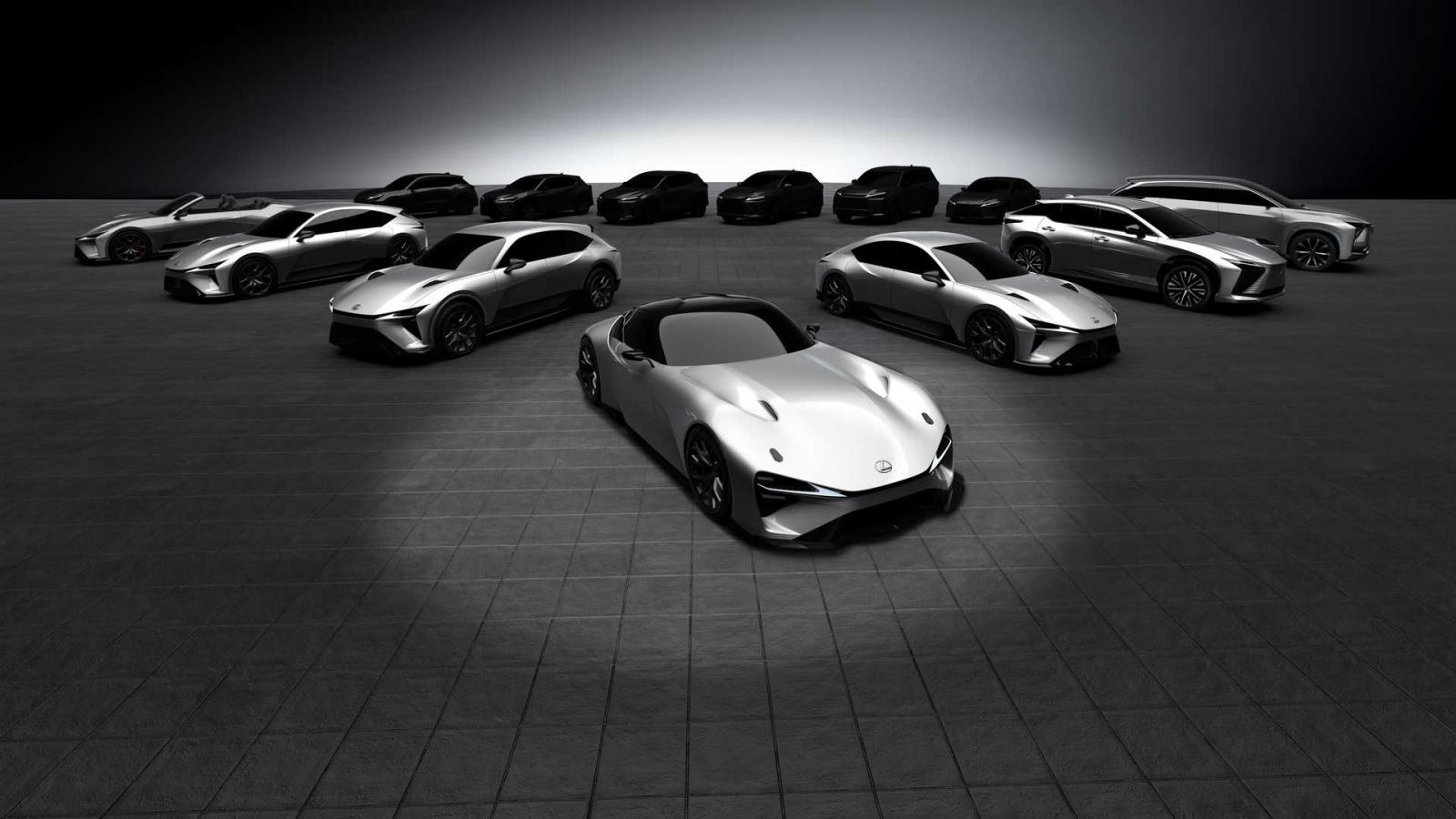 dòng xe diện của Lexus .