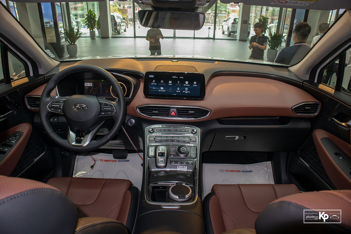 Hyundai Santa Fe 2022 lặng lẽ cập bến đại lý Thêm tính năng, tăng giá bán a5