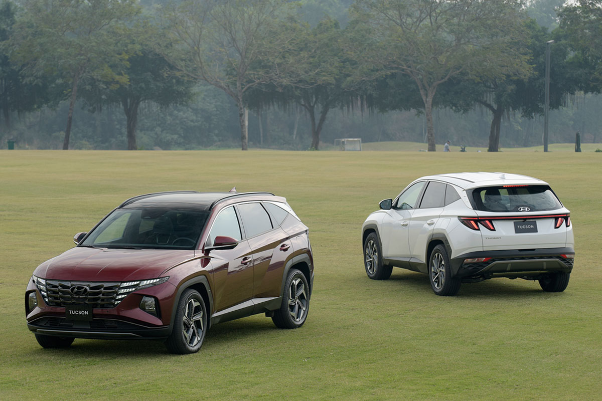 Hyundai Tucson 2022 thế hệ hoàn toàn mới.